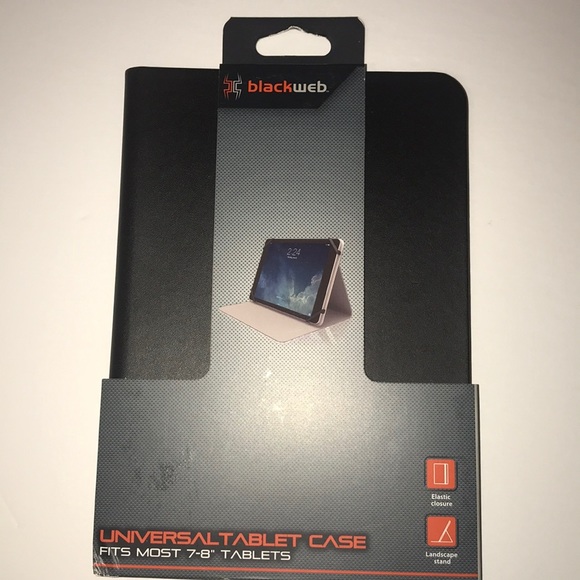 blackweb Accessories Universal Tablet Case Fits Most 78 Tablets